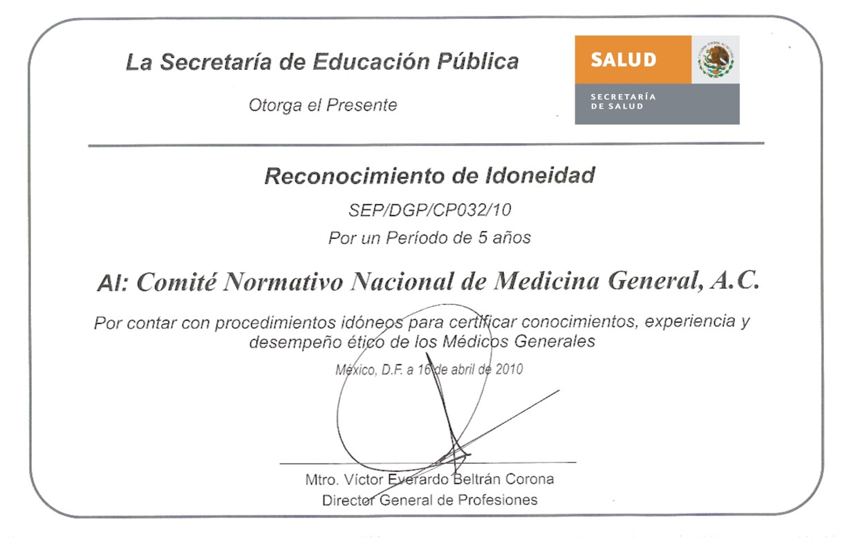 Consejo Nacional de Certificación en Medicina General